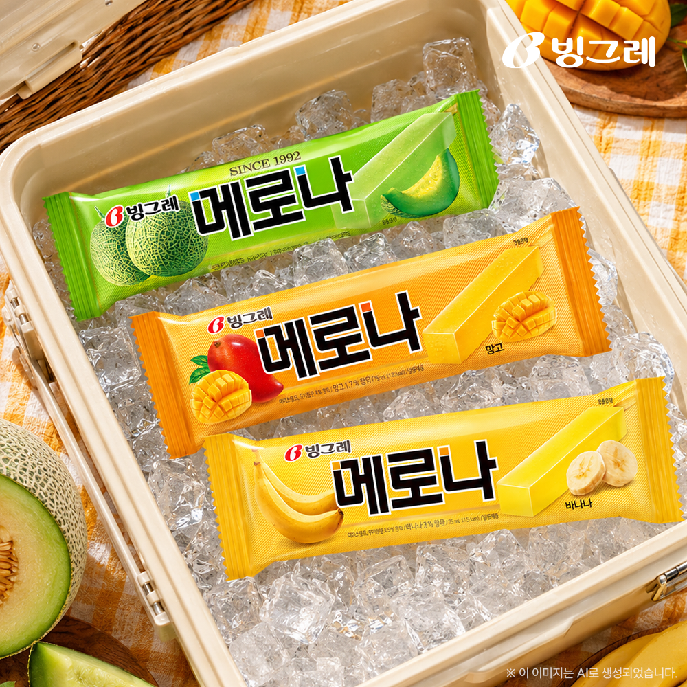 빙그레 메로나 75ml 3종 택3 아이스크림 - 상품 이미지