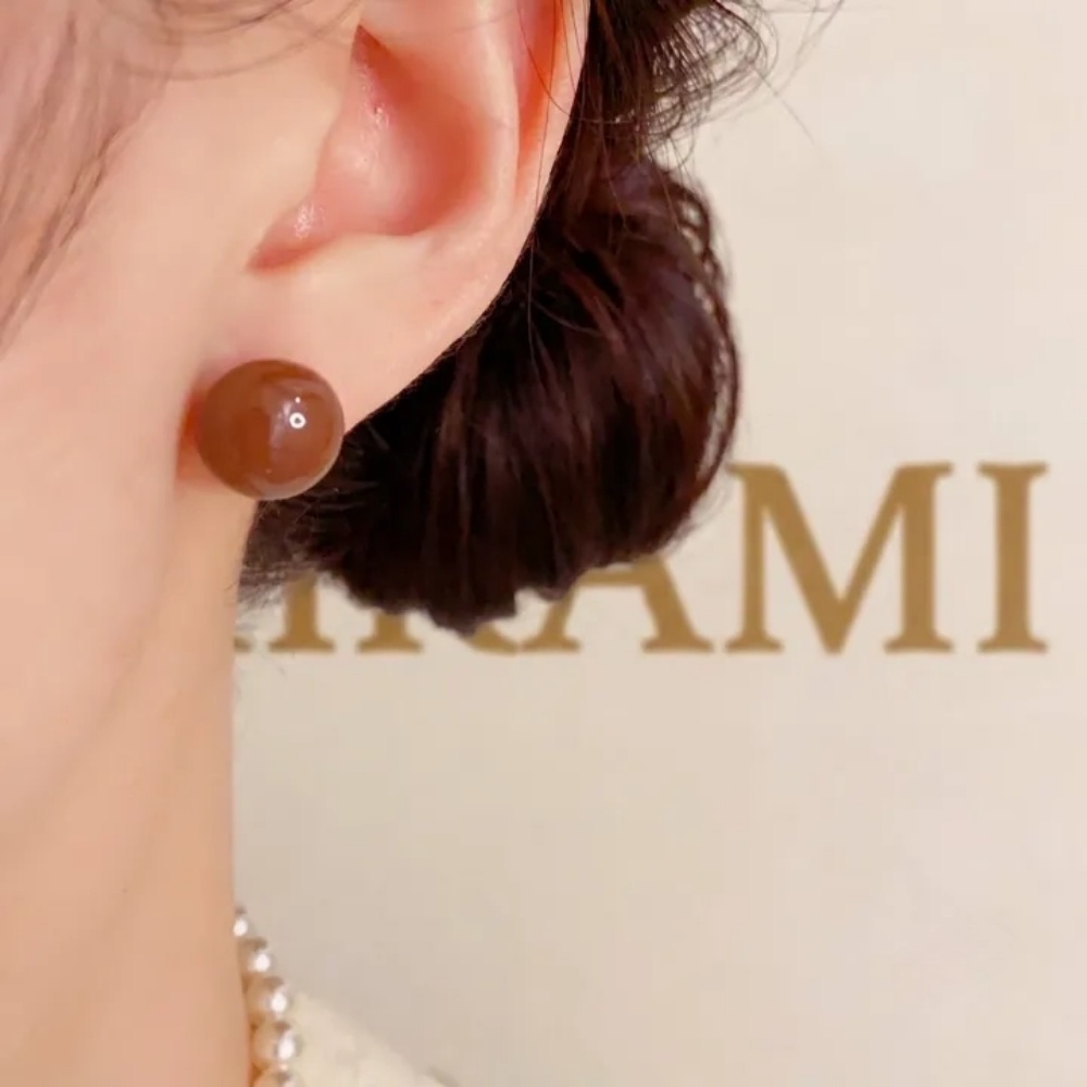 S925 글로시 오로라 펄 컬러볼 귀걸이세트 3종 이미지 6