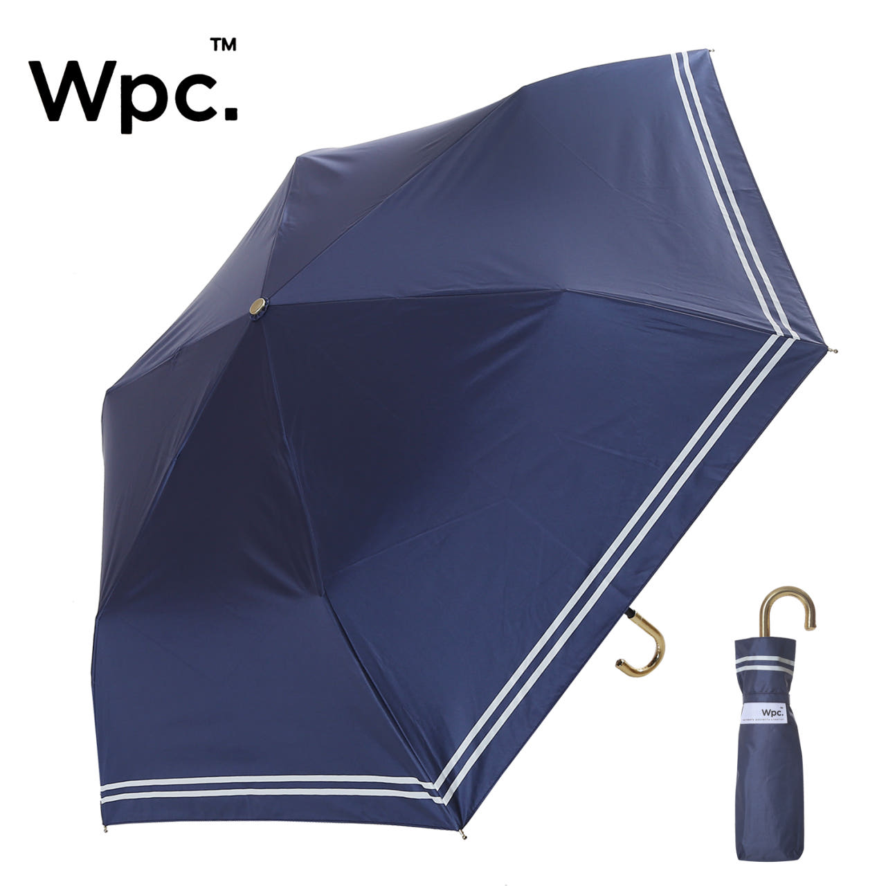Wpc 양산 세일러 마린 우양산 자외선 차단 암막 초경량 접이식 미니 양우산 - 상세 이미지 2