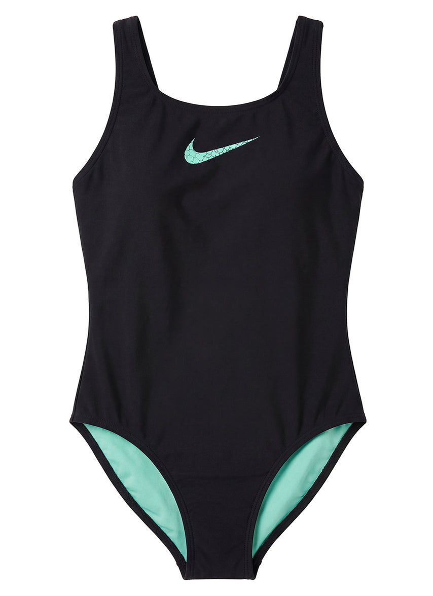 Nike Swim 로고 패스트백 원피스 Black, 34 - 상품 이미지