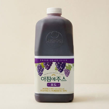 메가마트 서울우유 아침에주스 포도 1.8L