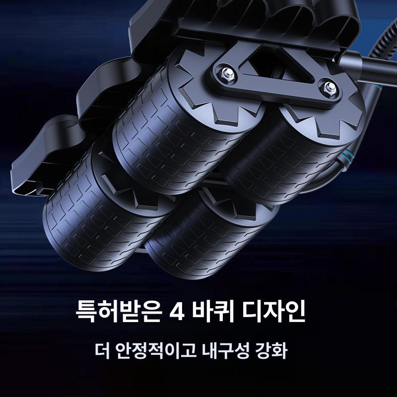 자동 남녀공용 홈트 복부운동 슬림 운동기구 블랙 - 상세 이미지 4