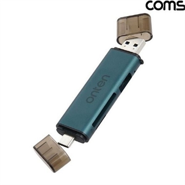 듀얼 usb c 타입 카드 리더기 3.0 usb a 타입 - 상품 이미지