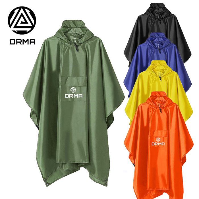ORMA 판초 우의 등산 캠핑 우비 남녀공용 비옷 - 상품 이미지