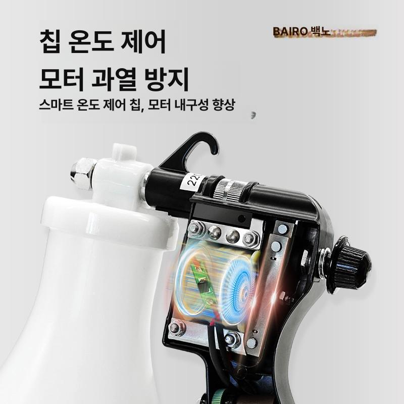 의류 오염 제거 전동 고압 세탁 건조실 세척 분사기 벤로 BR - 170 스트레이트 타입 - 상세 이미지 3