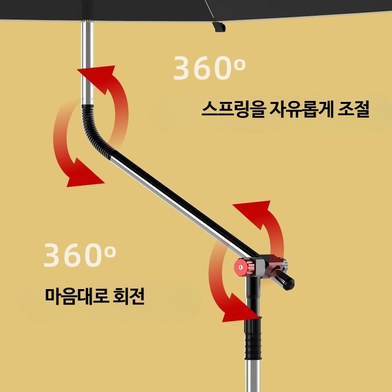 이동식 파라솔 캠핑 카트 비치 그늘막 웨건 - 상세 이미지 2