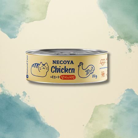 네츄럴코어 네코야캔 참치 치킨 80g