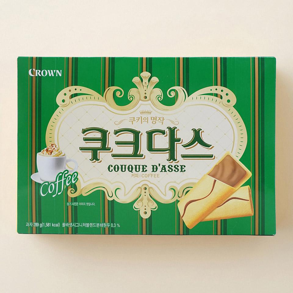 메가마트 크라운 쿠크다스 비엔나커피 비스켓 289g - 상품 이미지