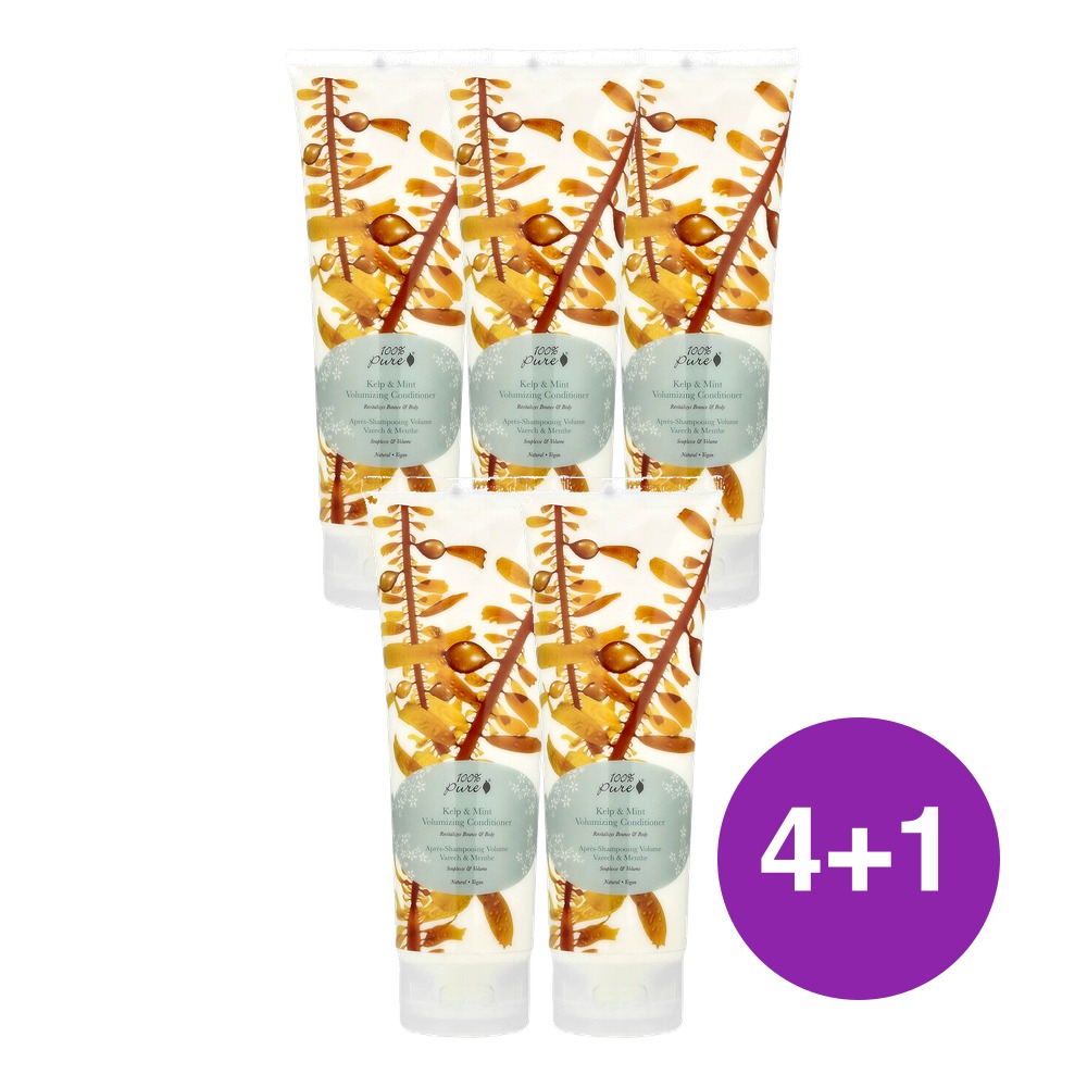 100% Pure 해조류 민트 볼류마이징 컨디셔너 237ml, 5개 - 상품 이미지
