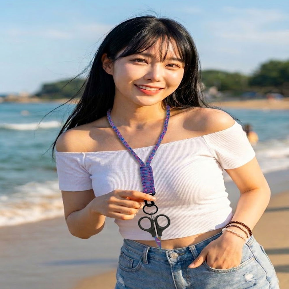 올어구 파라코드 낚시 목걸이 랜야드 분실방지 스트랩 - 상세 이미지 2