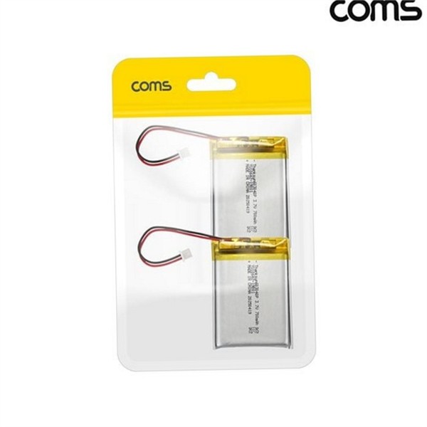 교체용 리튬 폴리머 충전지 6030403.7V700mAh2개입 내장 3.7v 배터리 700 고용량 - 상품 이미지