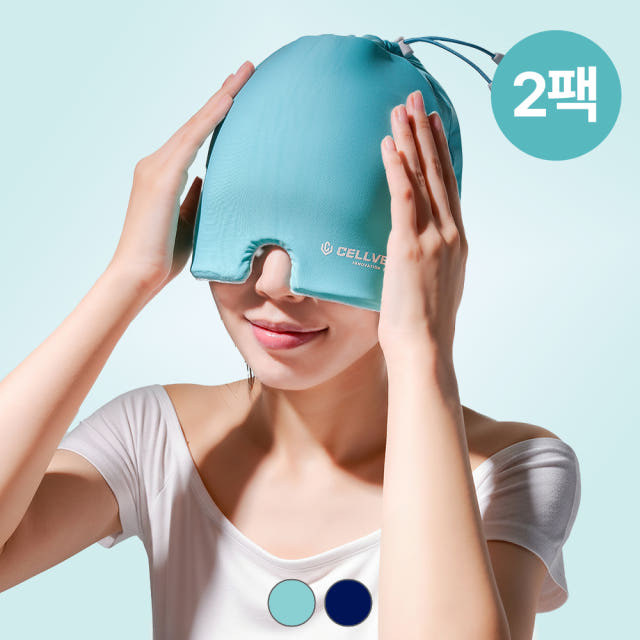 셀버린 젤 헤드밴드 냉찜질팩 얼굴 눈 붓기 편두통 두통 냉각 열감