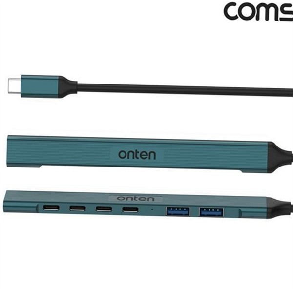 초고속 c 타입 멀티 C타입x4A타입x3 고속 usb 멀티포트 스마트폰 분배기 - 상품 이미지