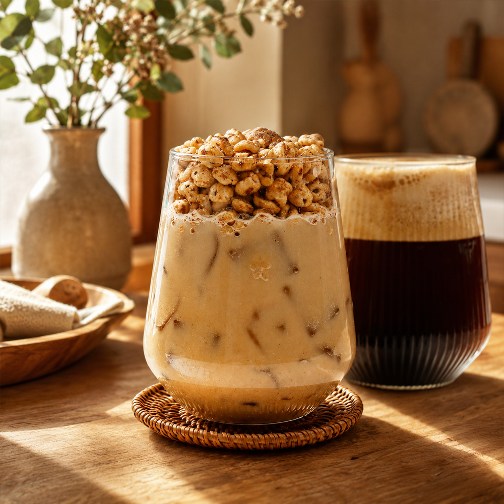 마카 내열유리 홈카페 유리컵 420ml, 1개, 칼립소무지 - 상세 이미지 4