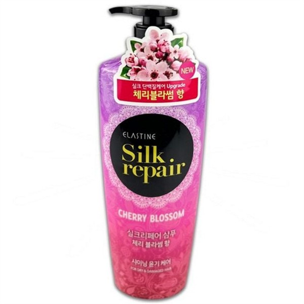 벚꽃향 체리블라썸 샴푸 550ml 단백질 손상모 샴푸 모발 케어 데일리 - 상품 이미지
