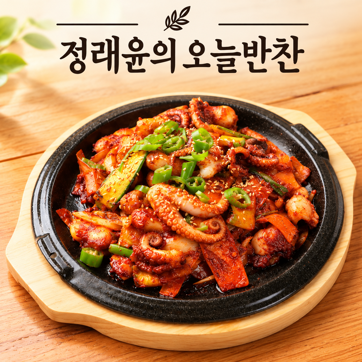 캠핑 음식 요리 저녁 메뉴 양념 쭈꾸미 볶음 450g 2인 - 상품 이미지