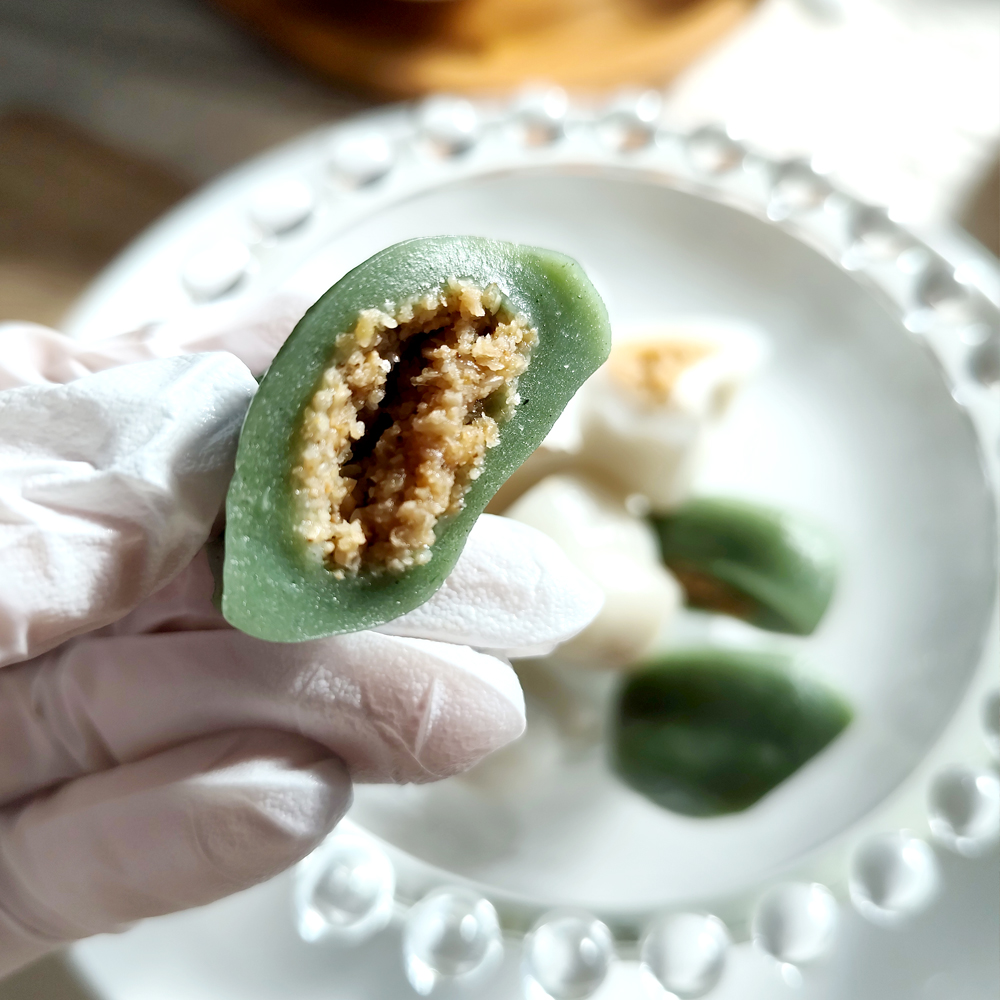 무설탕 깨송편 제로송편 어린이간식 식사대용 개별포장 1kg - 상세 이미지 3