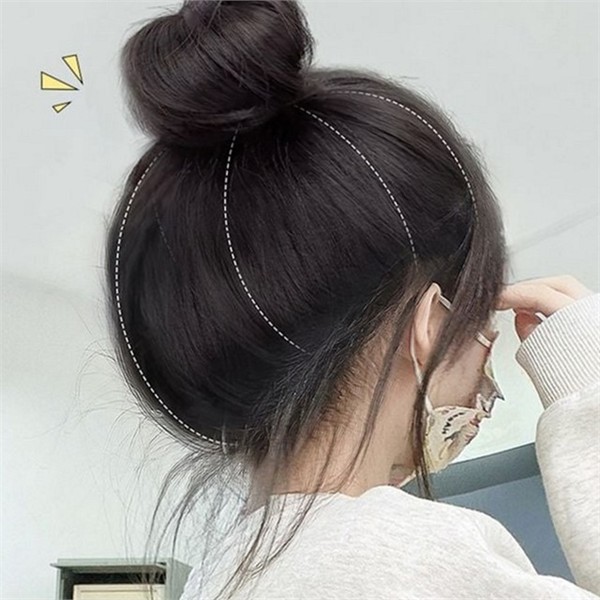 뒷머리 여성 포니테일 가발 당고머리 헤어 볼륨 가발 똥머리 묶음 - 상품 이미지