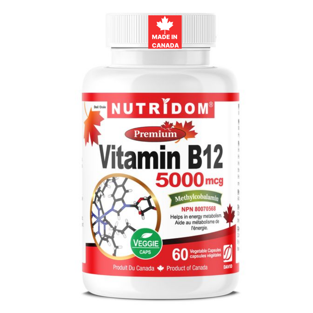 뉴트리돔 비타민B12 활성형 메틸코발라민 5000mcg 60캡슐, 1개 - 상품 이미지