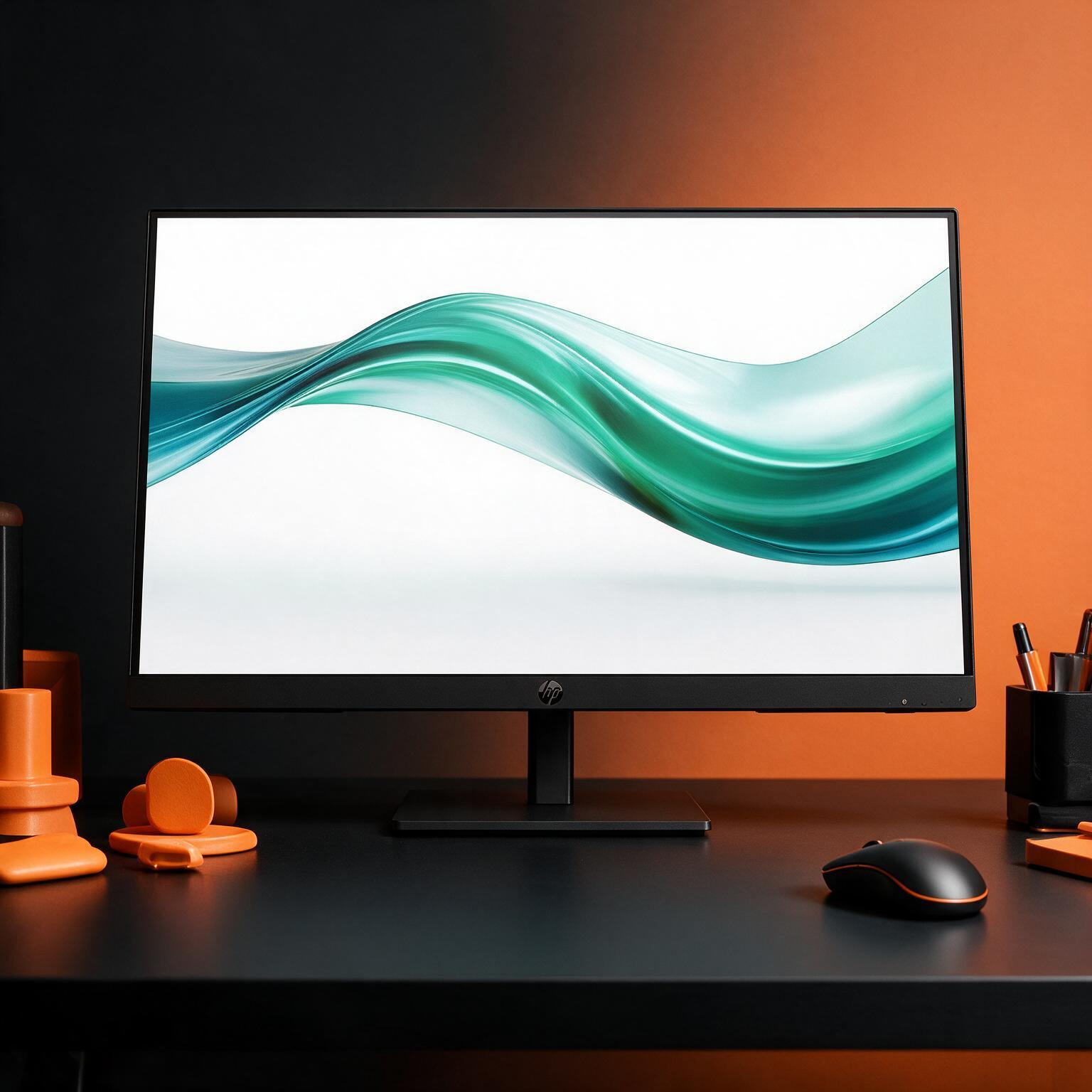 HP 22인치 (53cm) 모니터 322ph 100Hz 틸트 높이조절 VESA 스피커 - 상품 이미지