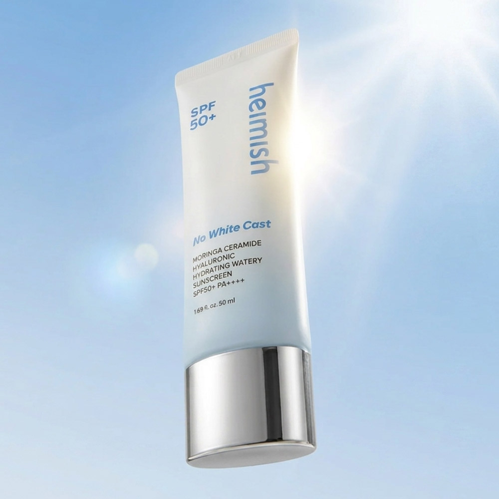 헤이미쉬 모링가 세라마이드 히알루론산 하이드레이팅 워터리 선스크린 SPF50+ PA++++ 50ml - 상세 이미지 2