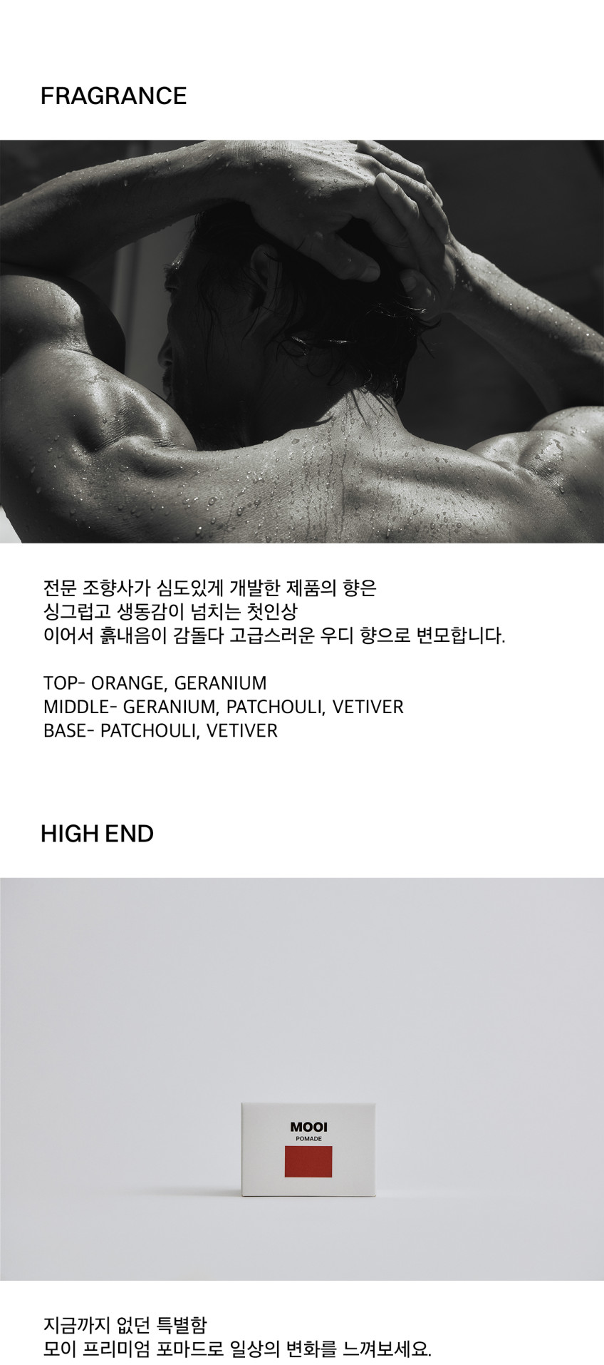 영국 수석 디렉터가 개발한 프리미엄 포마드 모이 포마드 MOOI POMADE 100G 판매처 상세 정보 이미지 3