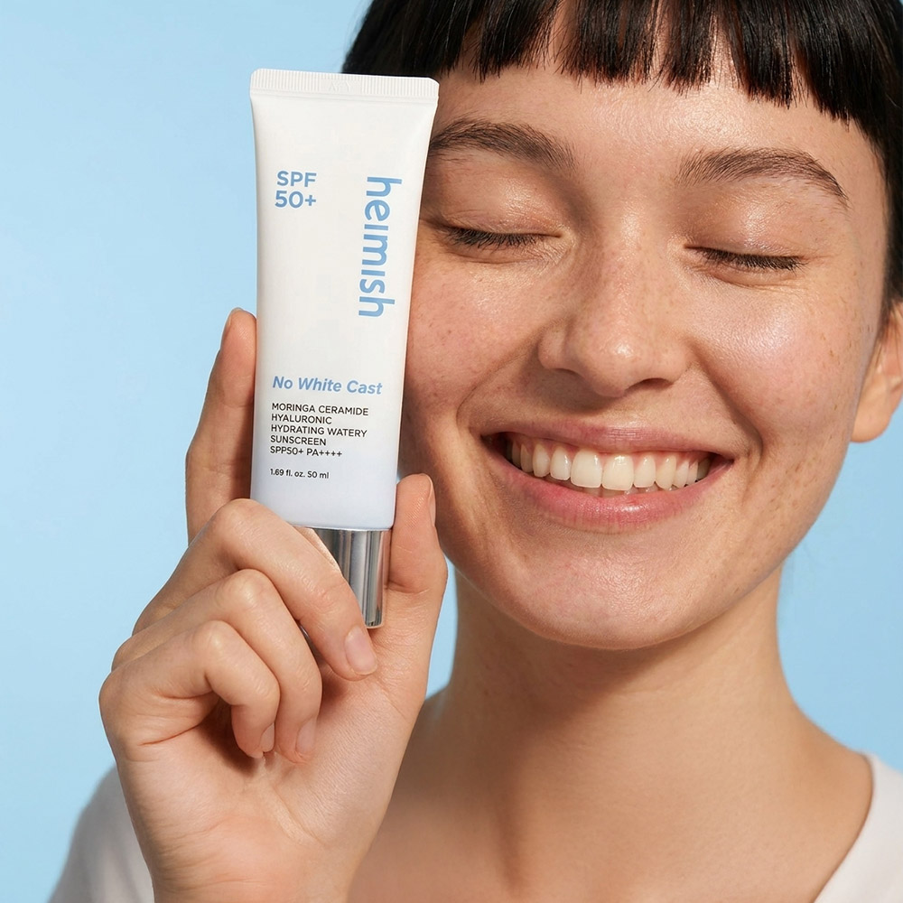 헤이미쉬 모링가 세라마이드 히알루론산 하이드레이팅 워터리 선스크린 SPF50+ PA++++ 50ml - 상세 이미지 5