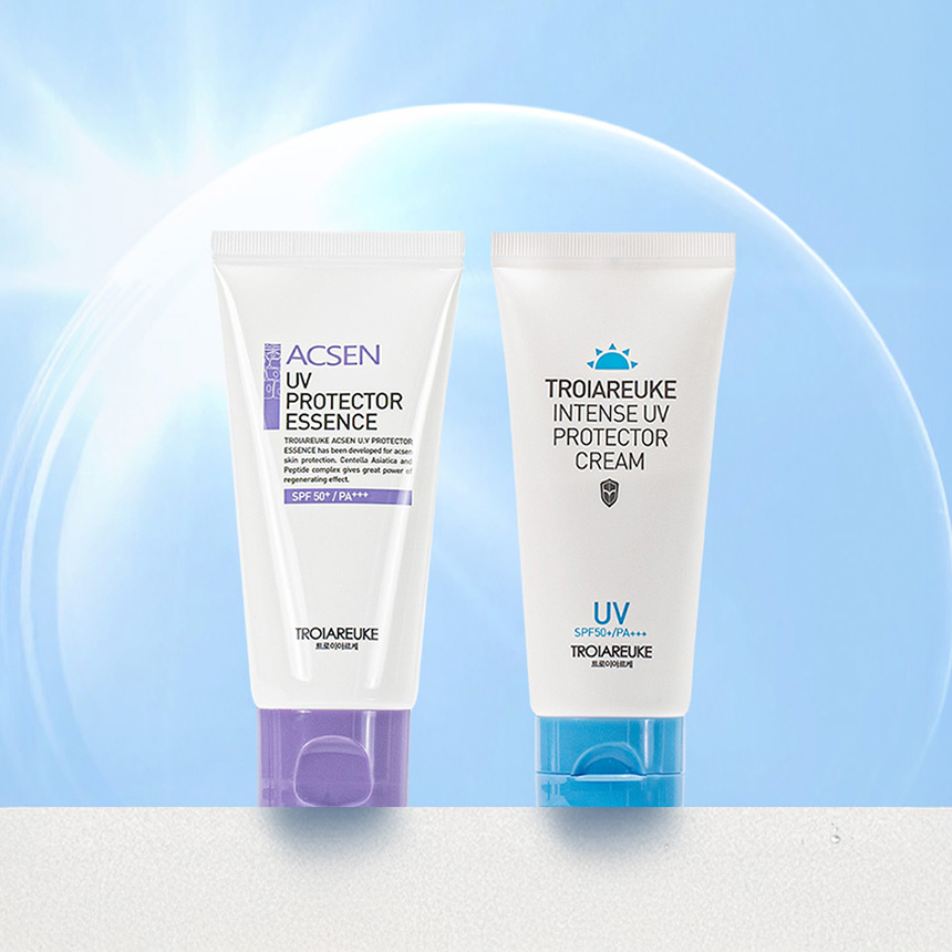 트로이아르케 선에센스 선크림 예민피부 선케어 저자극 UV 선크림 50ml SPF 50+ PA+++ - 메인 이미지