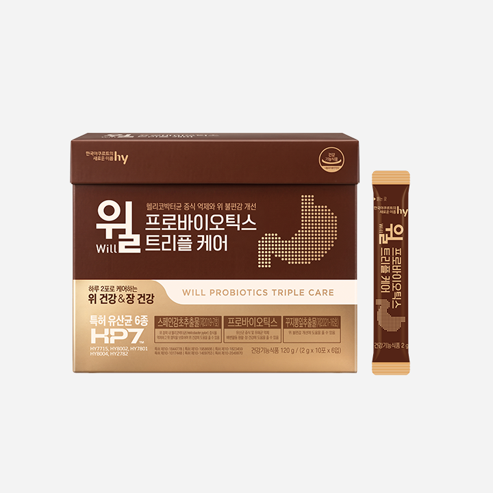 [위&장건강]윌 프로바이오틱스 트리플 케어(60포, 1개월분) - 상품 이미지