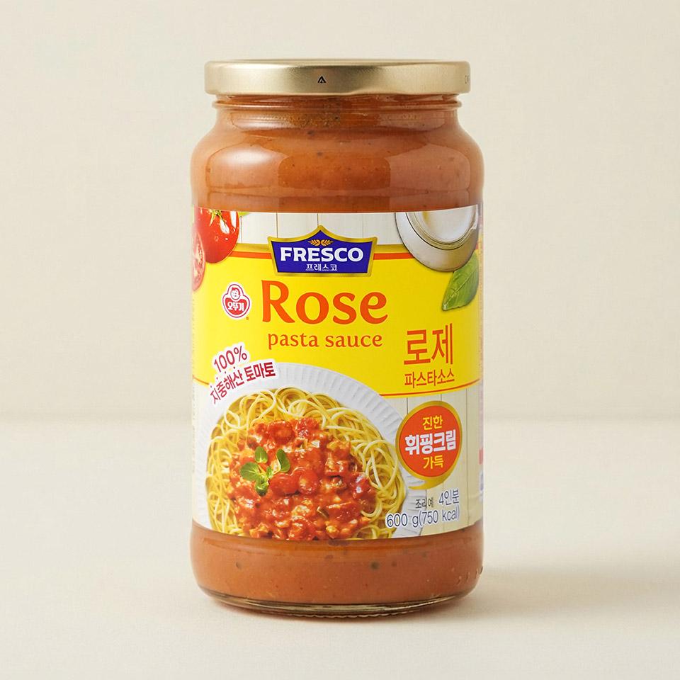 메가마트 오뚜기 프레스코 로제 스파게티 소스 600g - 상품 이미지