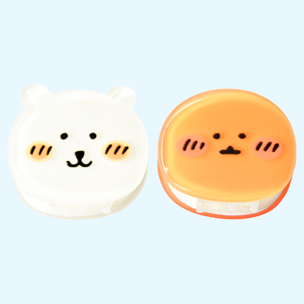 [예약판매] 담곰이 미니 헤어 집게핀 2p 세트 퍼그 나가노 농담곰 굿즈 - 상세 이미지 2
