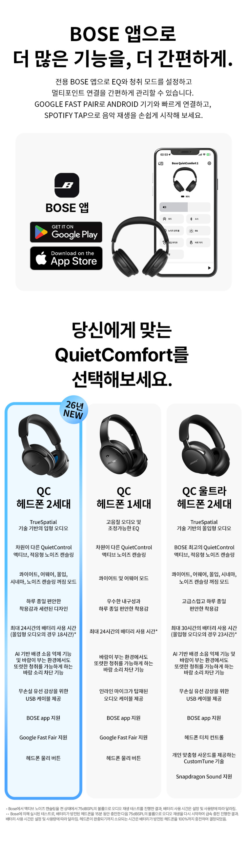 N배송 [공식] [BOSE] 보스 QC 헤드폰 2세대 유칼립투스 그린 판매처 상세 정보 이미지 3