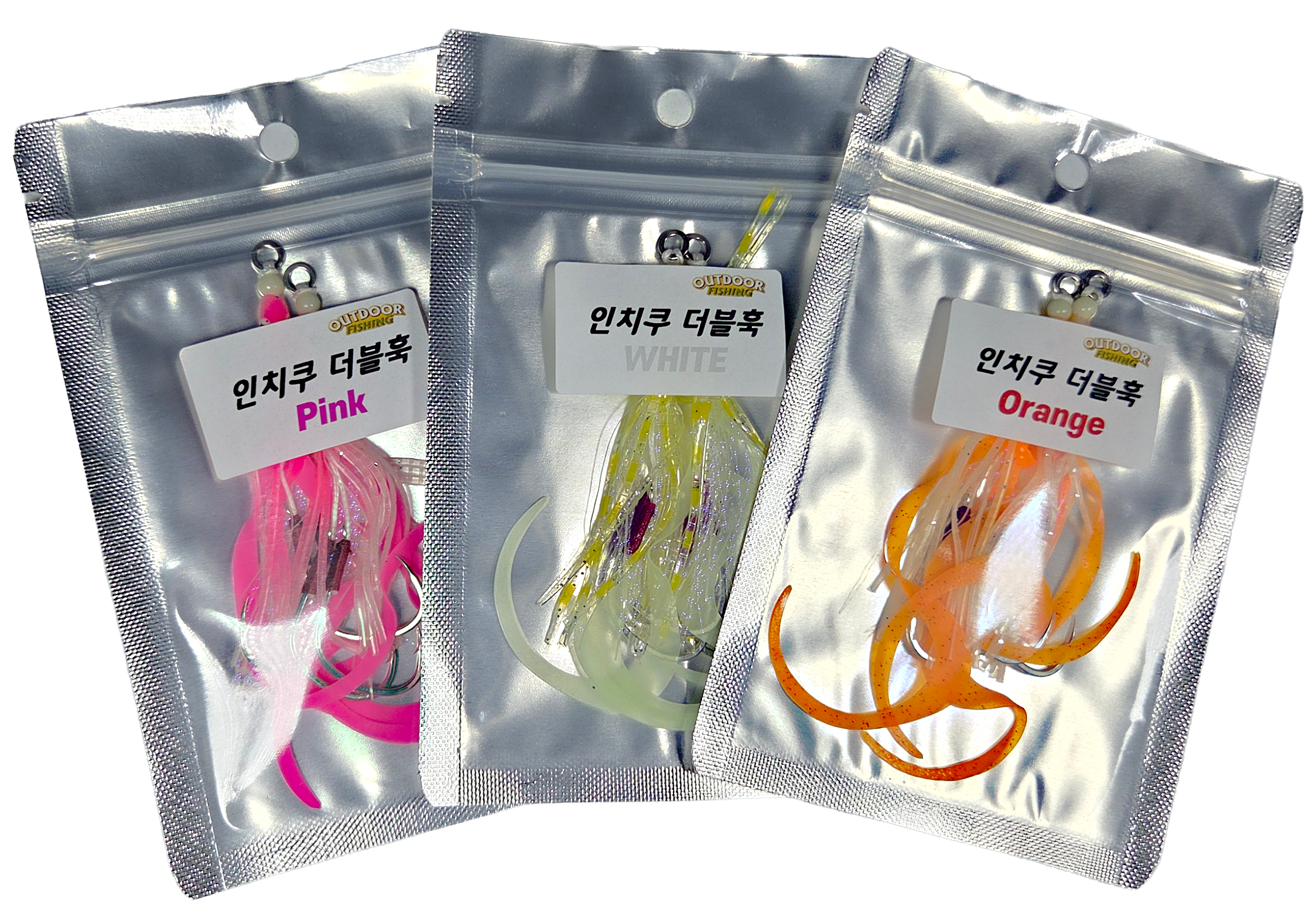 대구라바 인치쿠 헤드 크롬 200g -2pcs / 250g 300g 스프릿트링 포함 - 상세 이미지 3