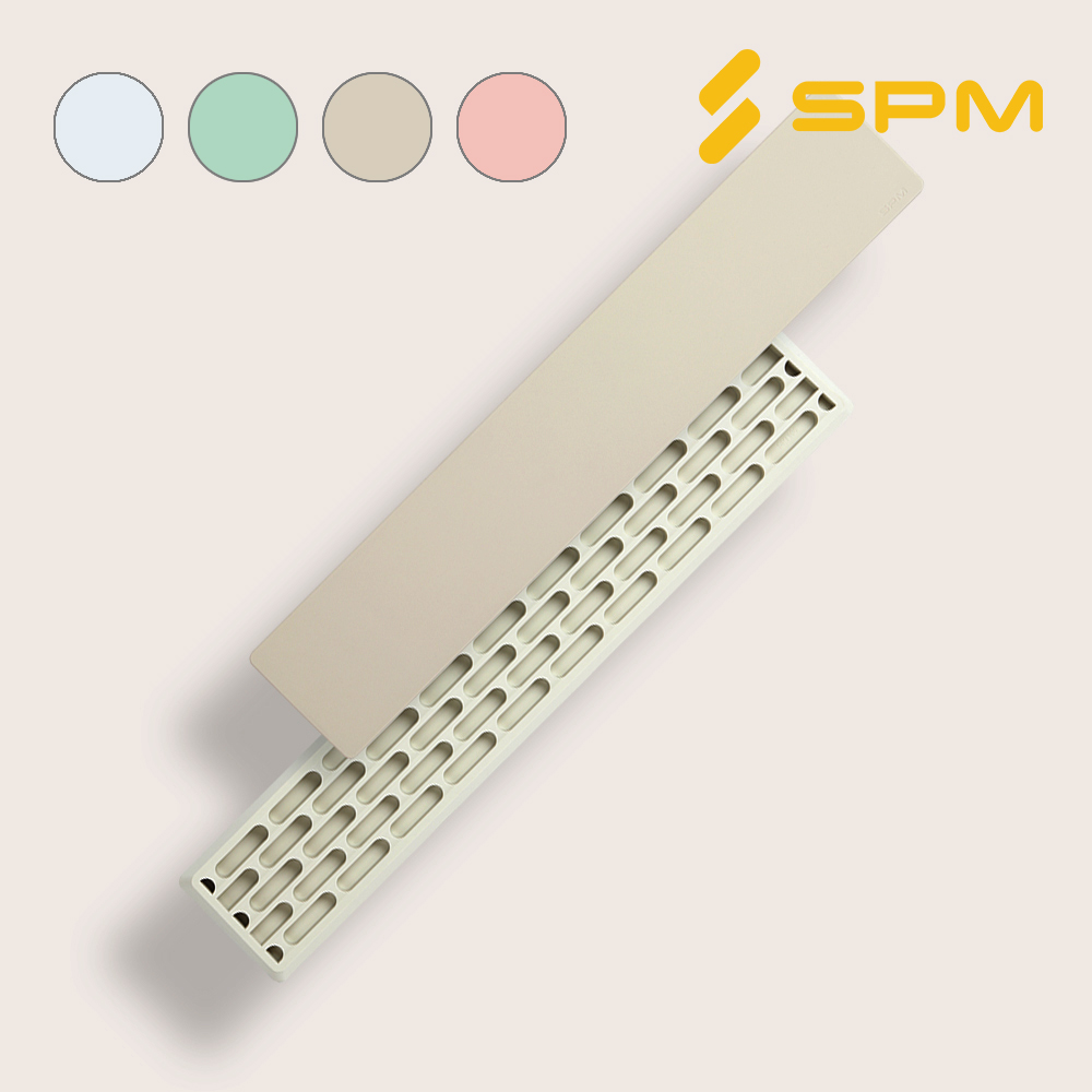 SPM 실리콘 키보드 풀배열 팜레스트 손목받침대 SPT100 베이지 - 상품 이미지