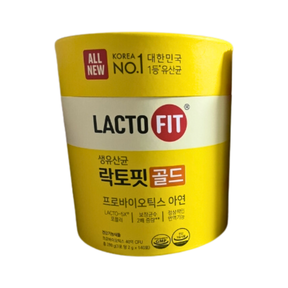 락토핏 골드 140포 x1통 (140일분) All New 리뉴얼 보장균수 40억CFU - 상품 이미지