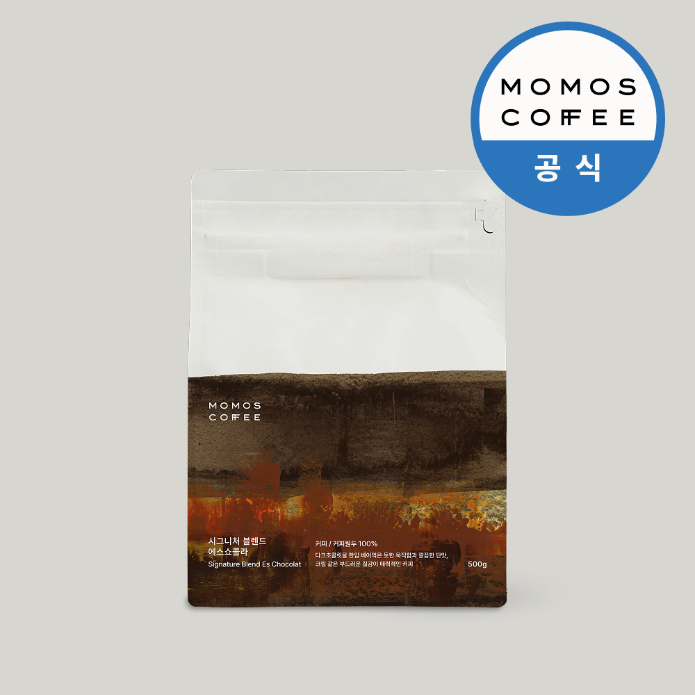 모모스커피 에스쇼콜라 블렌드 스페셜티 원두 500g 홀빈 상품 이미지
