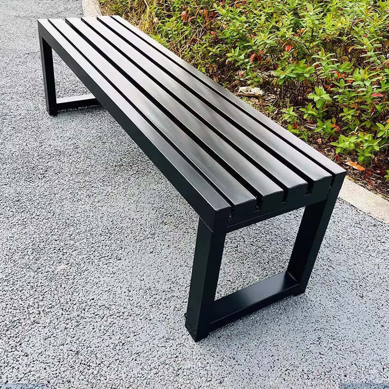 야외 철제 의자 펜션 마당 용품 야외용 공원 정원 벤치 1m - 상세 이미지 5