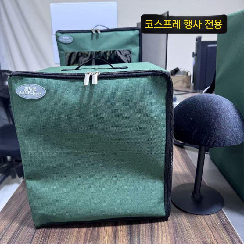 가발 보관함 가발케이스 부분가발 수납 보관 케이스 접이식 36cm 이미지 6