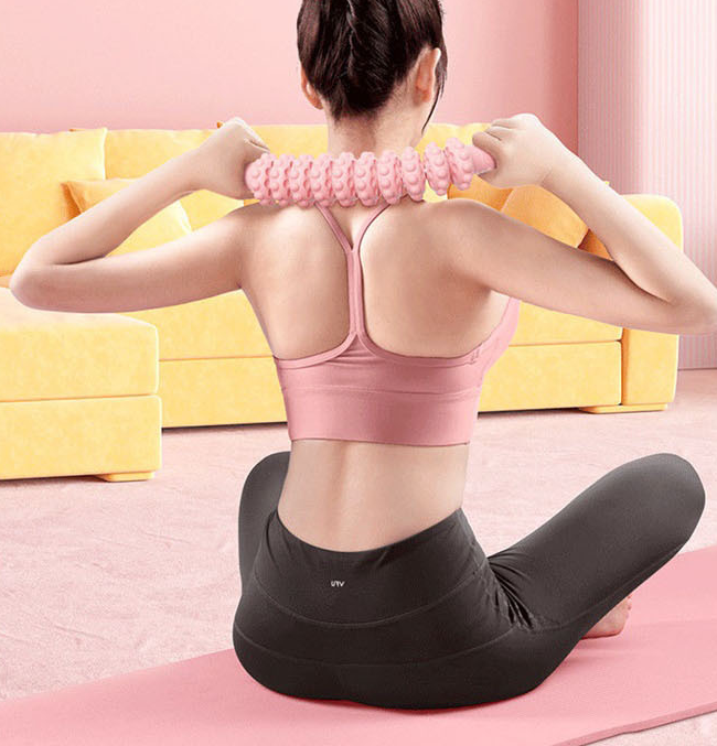 목 어깨 다리 마사지 안마 봉 스틱 허벅지 종아리 뭉침 풀기 기구 볼 - 상세 이미지 5