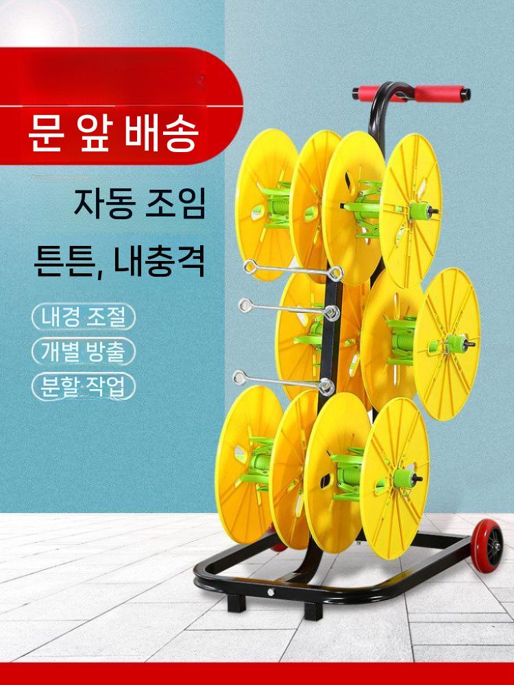 전선 풀링케이스 풀링기 다이 회전대 원판 이동식 보관함 4디스크 abs 소재 - 상세 이미지 2