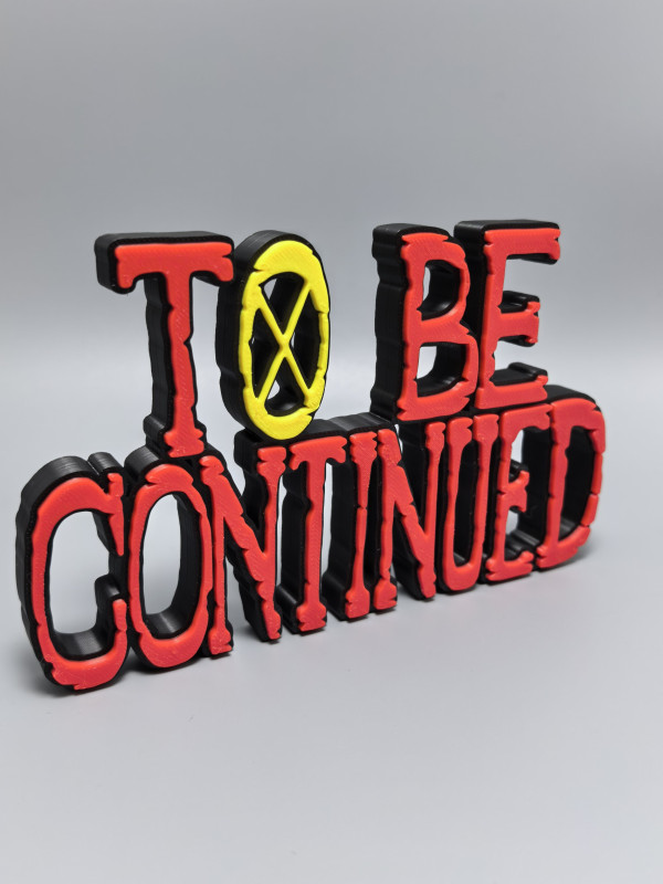 원피스 TO BE CONTINUED 아크릴 스탠드 애니 로고 피규어 장식 굿즈 - 상세 이미지 3