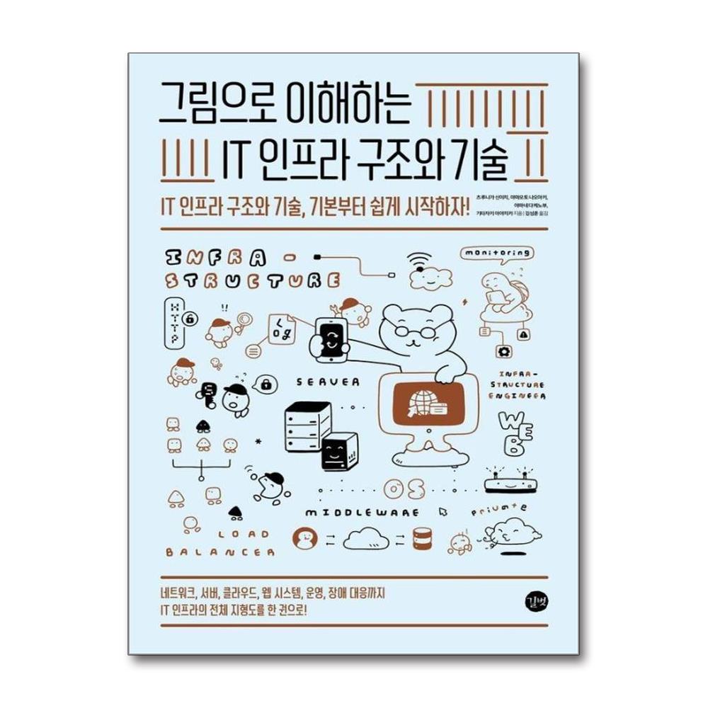 그림으로 이해하는 IT 인프라 구조와 기술 - 네트워크 서버 클라우드 웹 시스템 운영 장애 대응까지 IT 인프라의 전체 지형도를 한 권으로