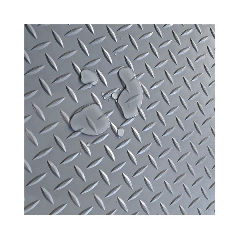 산업용 고무 깔판 바닥 PVC 매트 물류 창고 제전매트 그레이 - 헤링본 1.2mm 폭0.6mx길이2m 이미지 6