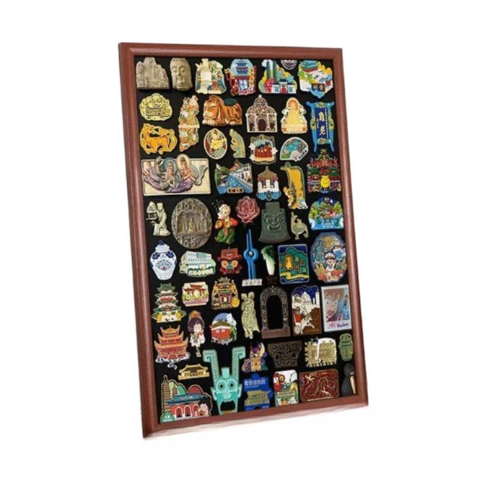 마그네틱 보드 자석판 대형 메모보드 카페 칠판 탁상용 20x30cm 브라운 - 상품 이미지