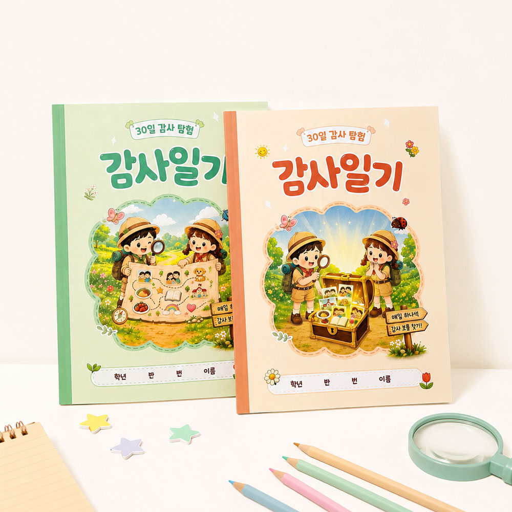 웰리너리 감사 탐험 일기장 초등 감사 일기 노트 마음일기 위클래스 - 상세 이미지 5