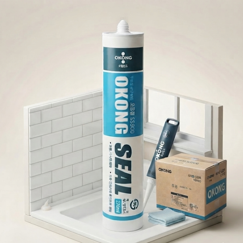 오공씰 SS-900 무초산 실리콘 욕실 타일 줄눈 보수 270ml 25개입 - 상세 이미지 2