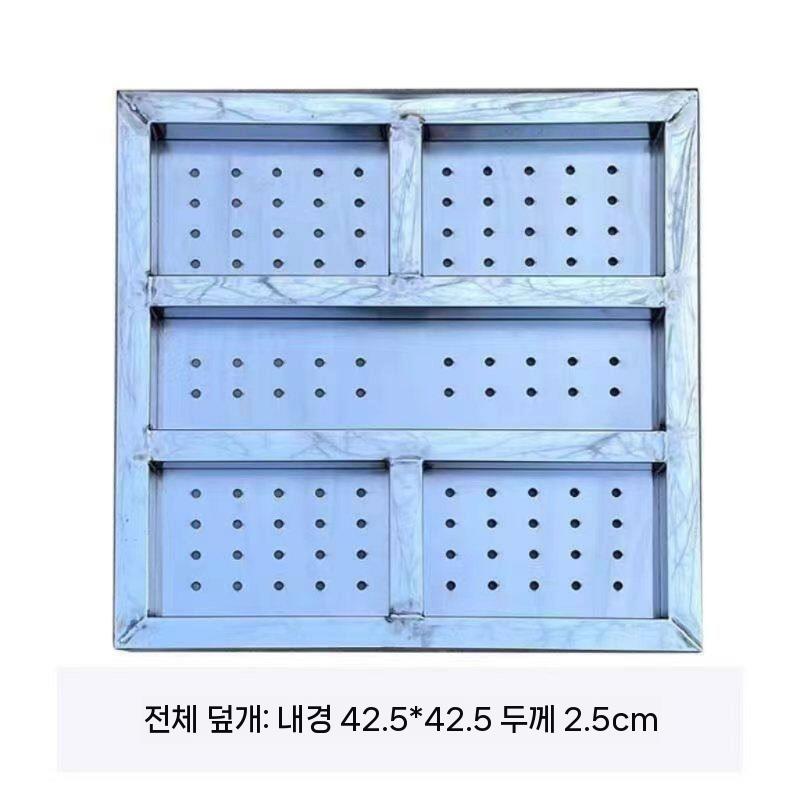 두부틀 스텐 프레임 두부 업소용 바닥판 누름틀 43x43x18cm - 상세 이미지 3