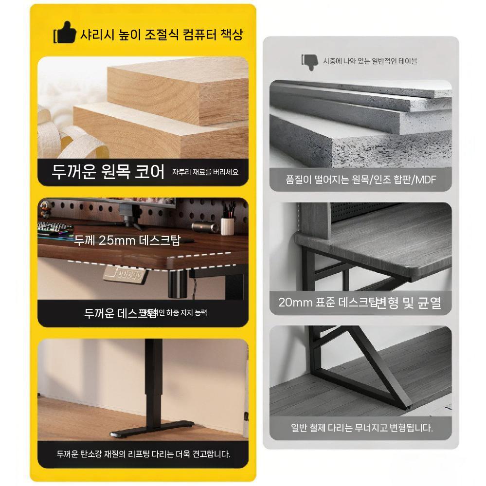 타공판 페그보드 테이블 컴퓨터 데스크 액세서리 수납 걸이행거 80x60cm 패키지 설치 이미지 6