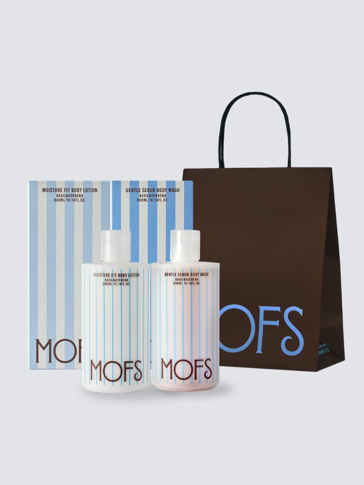 MOFS 모먼오브어스 바디케어 2종 기프트 세트 시트러스 향 좋은 스승의날 어버이날 집들이 선물세트 - 상품 이미지