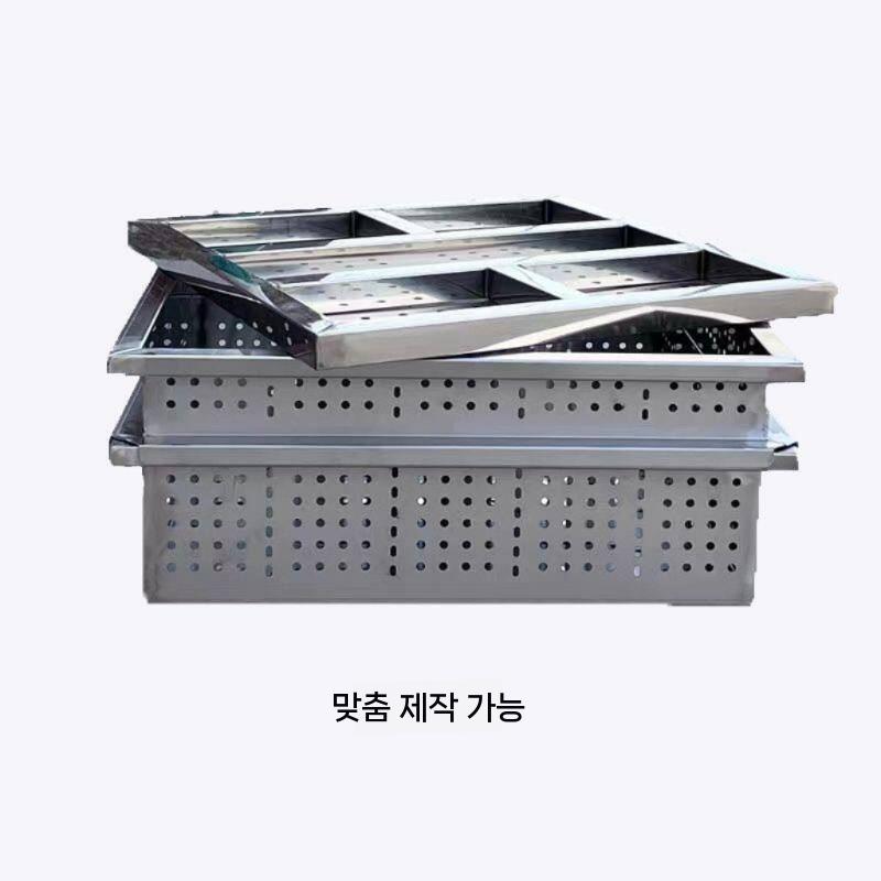 두부틀 스텐 프레임 두부 업소용 바닥판 누름틀 43x43x18cm - 상세 이미지 4